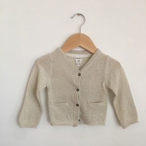 Carter’s Ivory Sparkle Light Cardigan